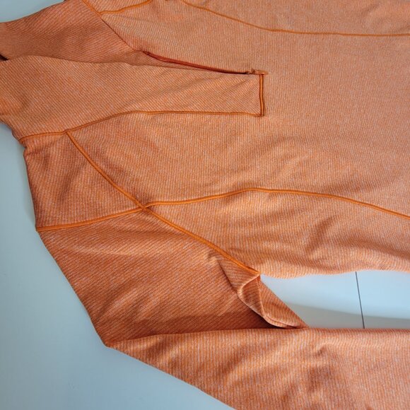 Ladies Cutter & Buck Shoreline Half Zip Pullover Orange Size XS Pocket - Picture 7 of 12